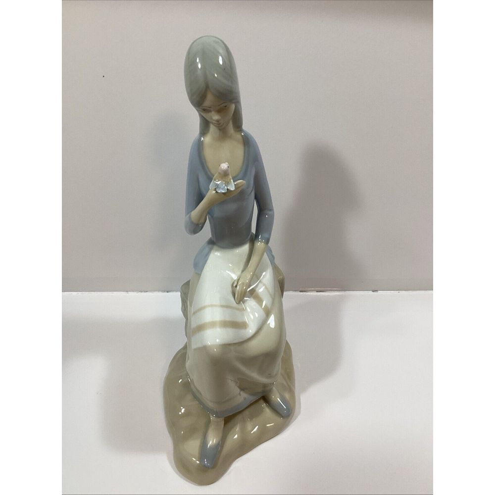 VINTAGE Miguel Requena Porcelain Figurines Girl SKU # 1516